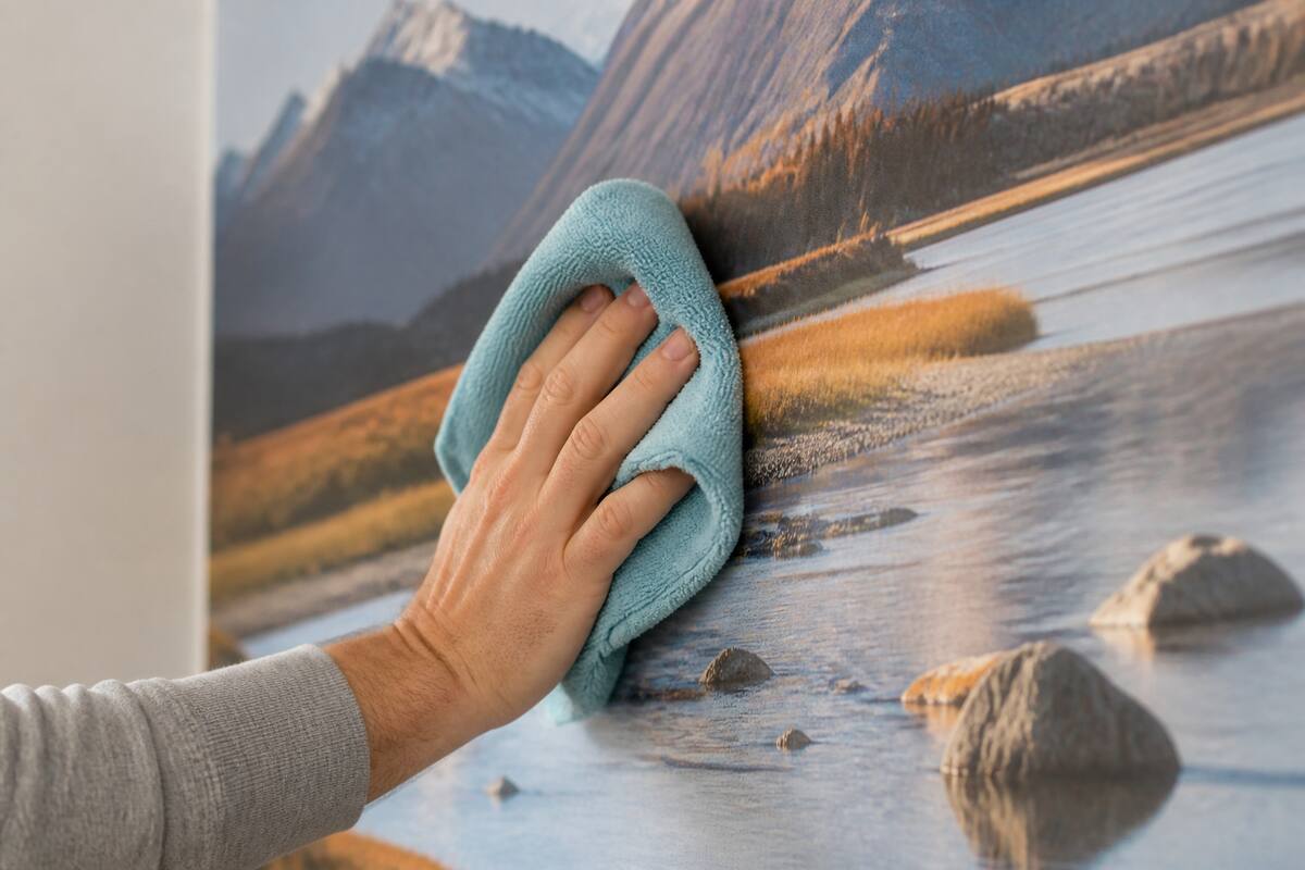 Fotobehang schoonmaken: zo blijft je muur mooi (zonder beschadigingen)